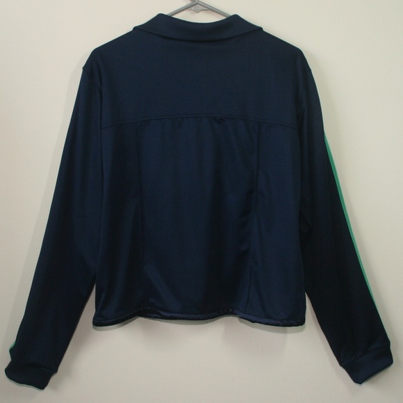 adidas Track Jacket - Blue w/ Mint Green - Picture 5 of 8